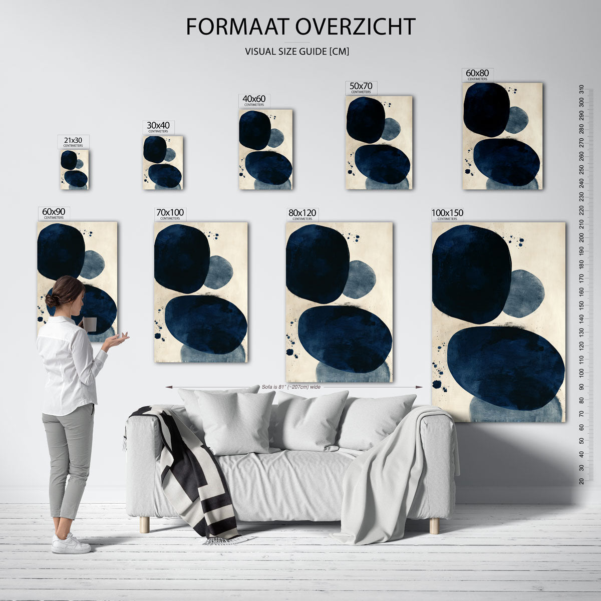 Abstracte vormen Poster