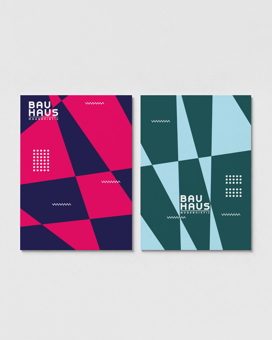 Kleurrijke vlakken Posterset