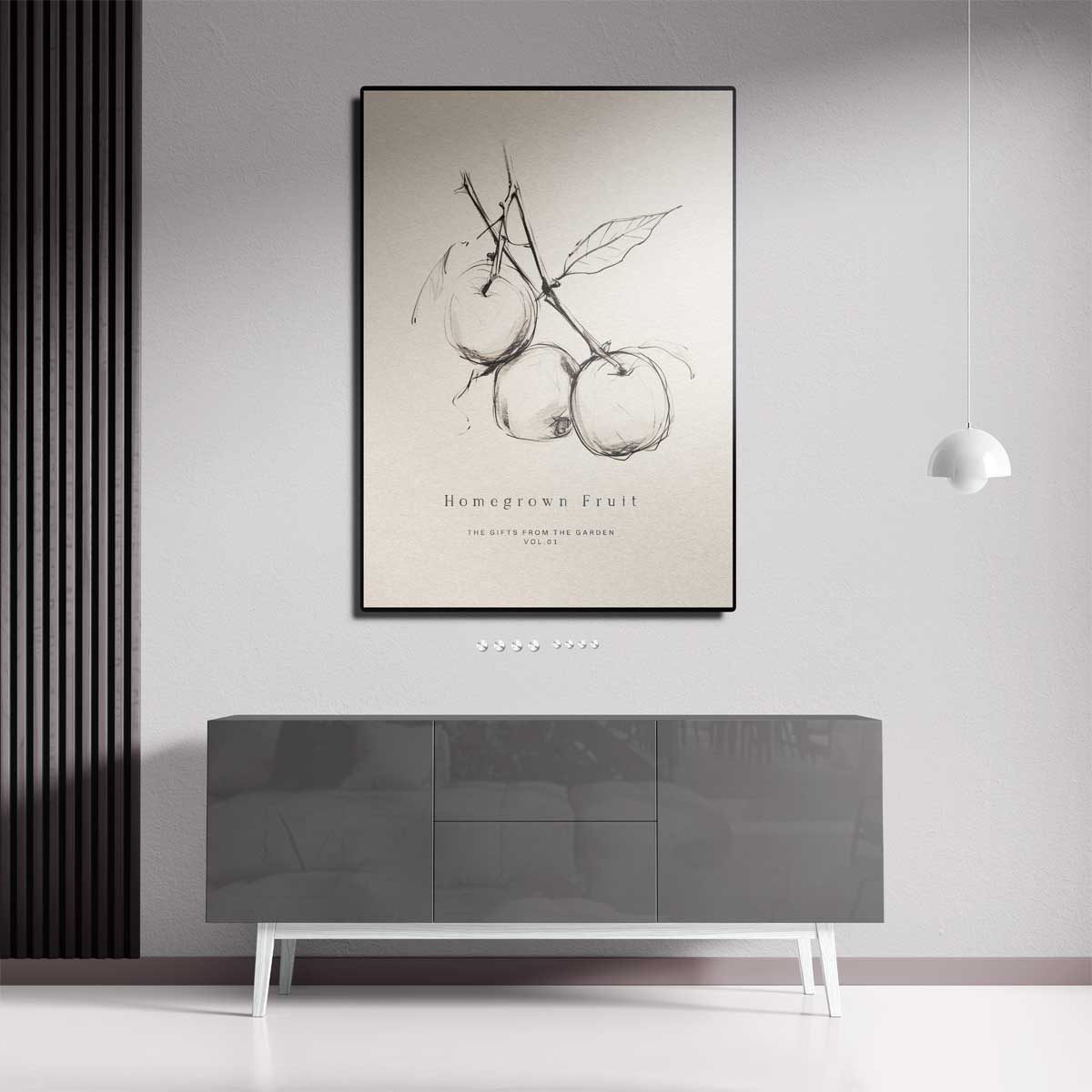 Homegrown Fruit - The Gifts from the Garden Kunstwerk-canvas-dibond-plexiglas-wanddecoratie-WallArtistic