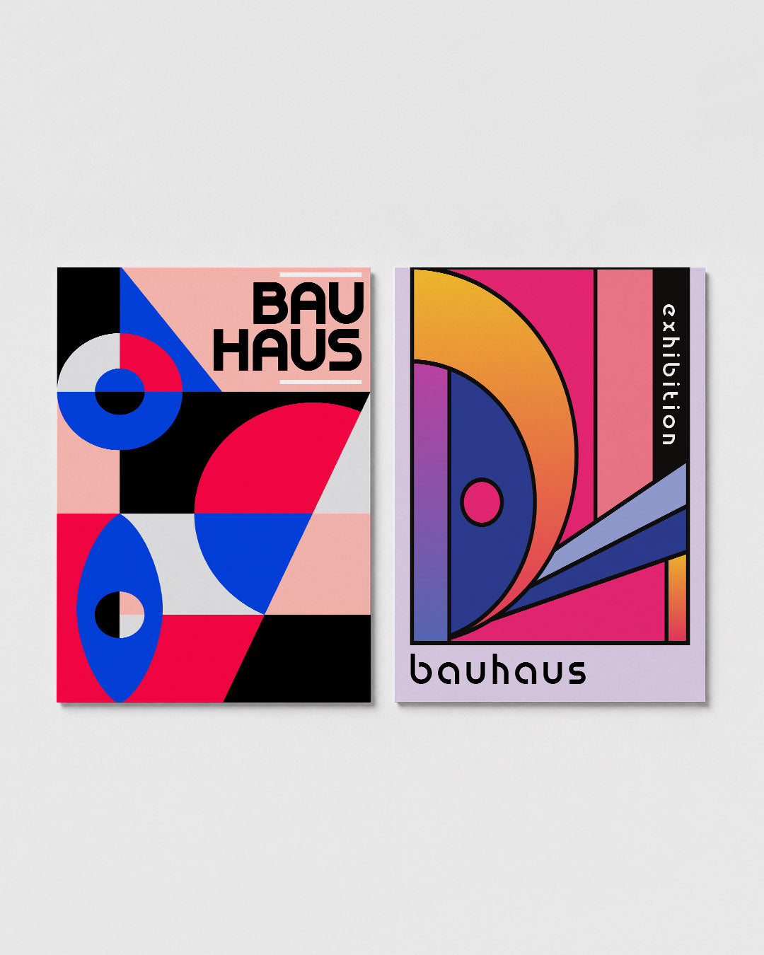 Vorm en kleurenspel Posterset