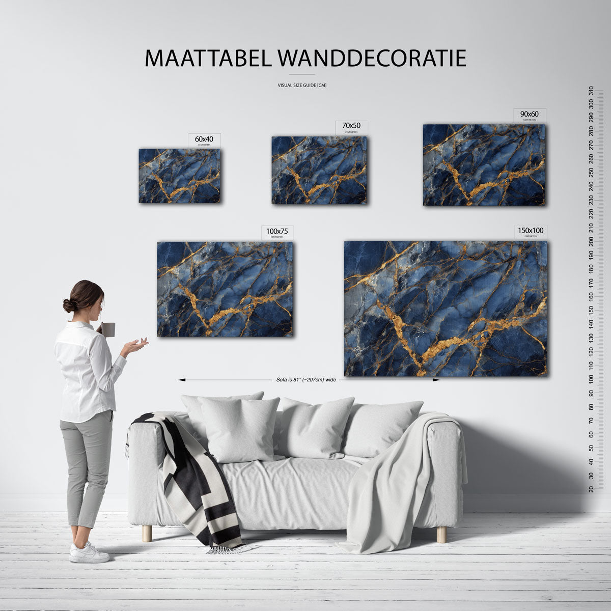Marmer textuur Kunstwerk