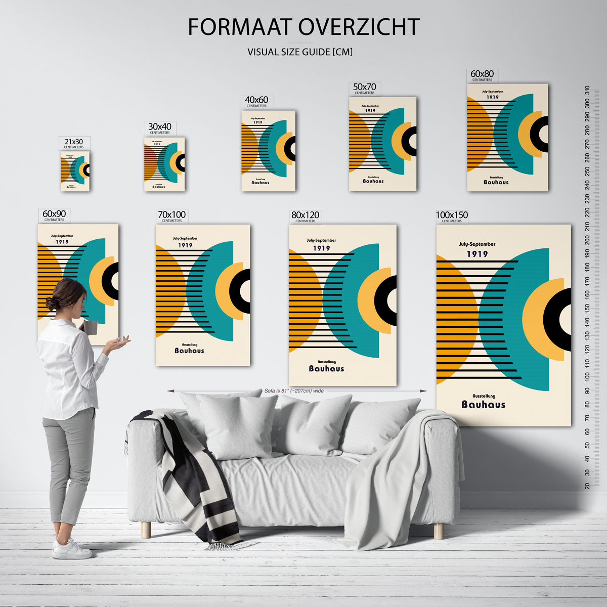 Vorm en lijnen Poster