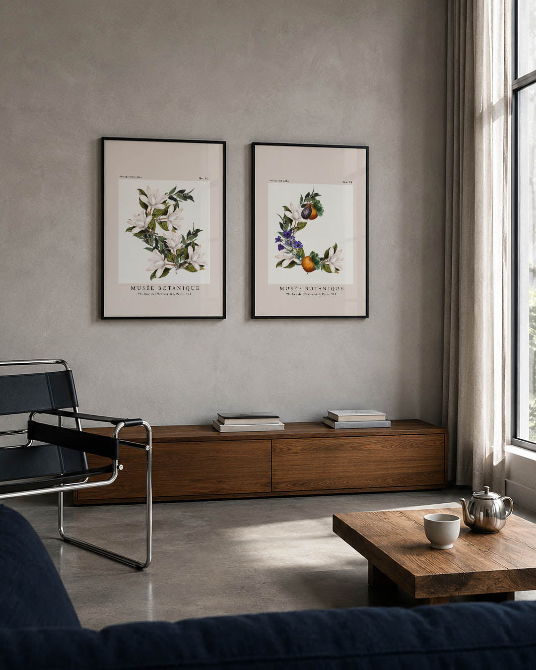 Bloemrijke elegantie Posterset