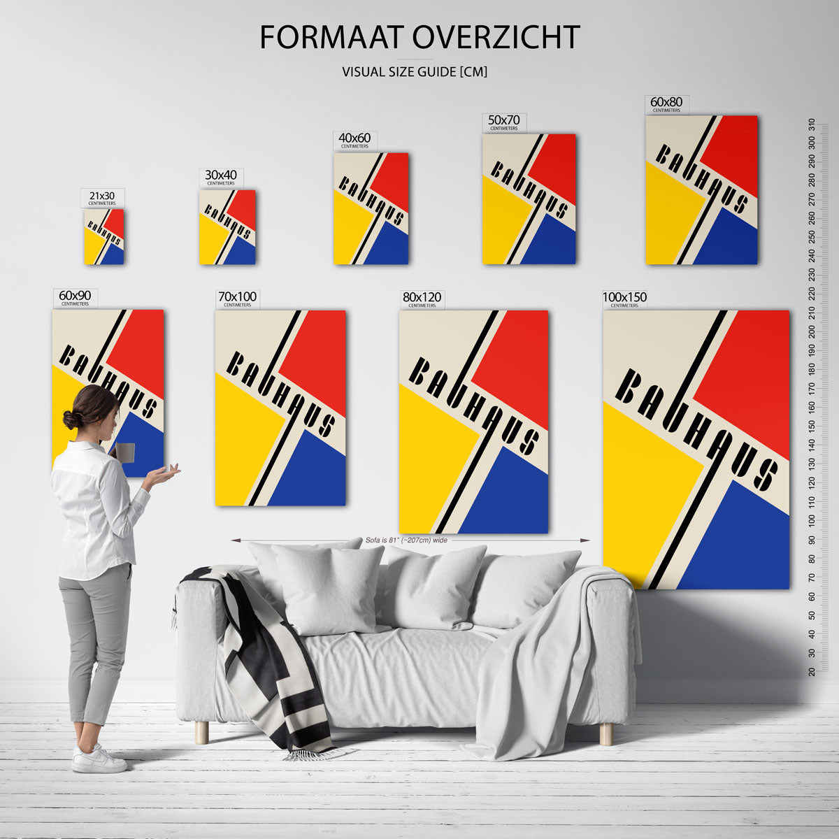 Vormen en vlakkenspel Poster
