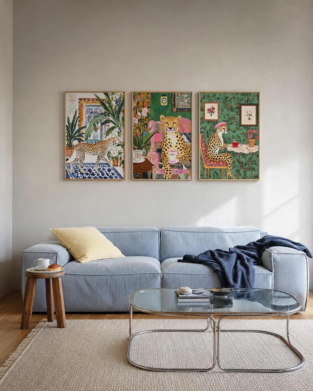 Jungle interieur Posterset
