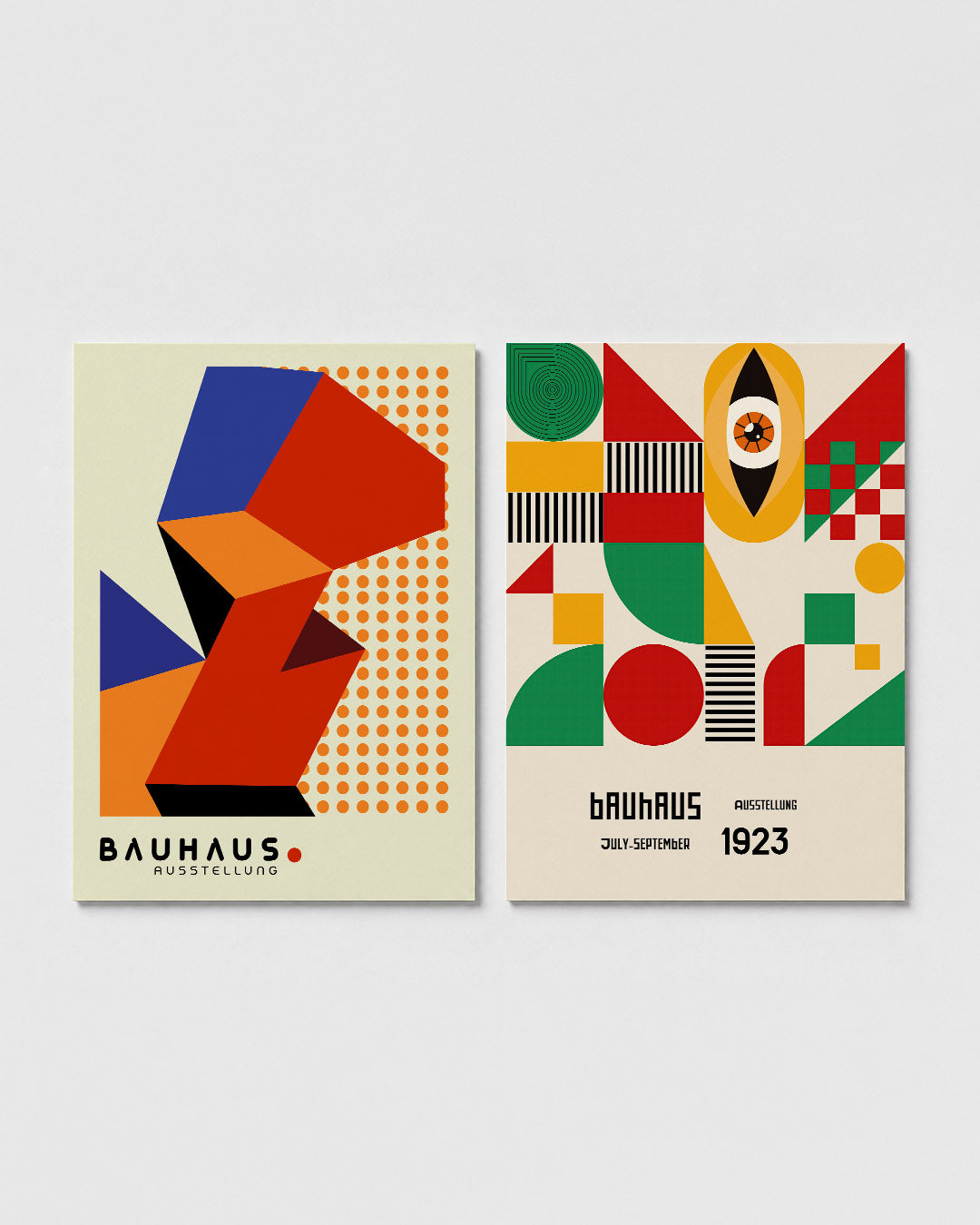 Kleurrijke vormen Posterset
