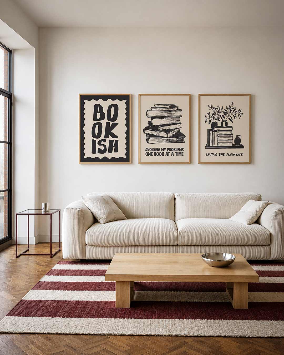 Golvende randletters Posterset