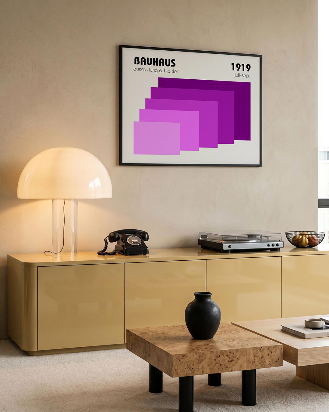 Vormritme en kleur Poster
