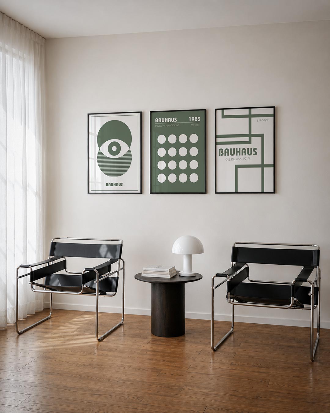 Cirkel en lijnen Posterset