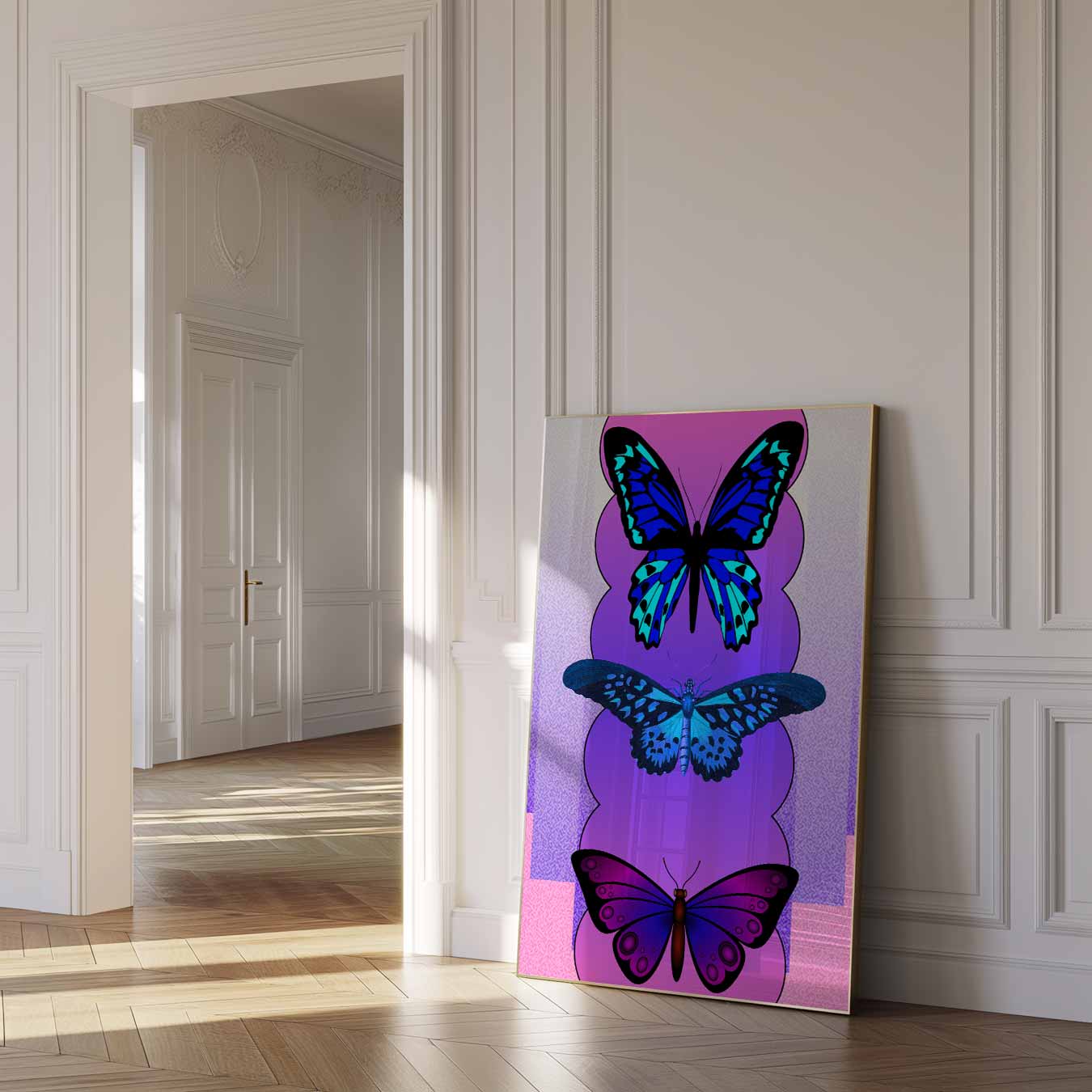 Vlinders in Kleur Poster-WallArtistic