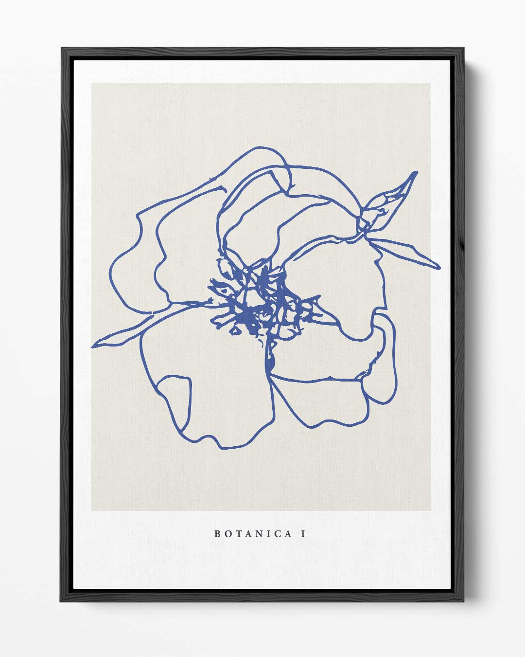 Moderne Botanische Lijntekening Kunstwerk-canvas-dibond-plexiglas-wanddecoratie-WallArtistic