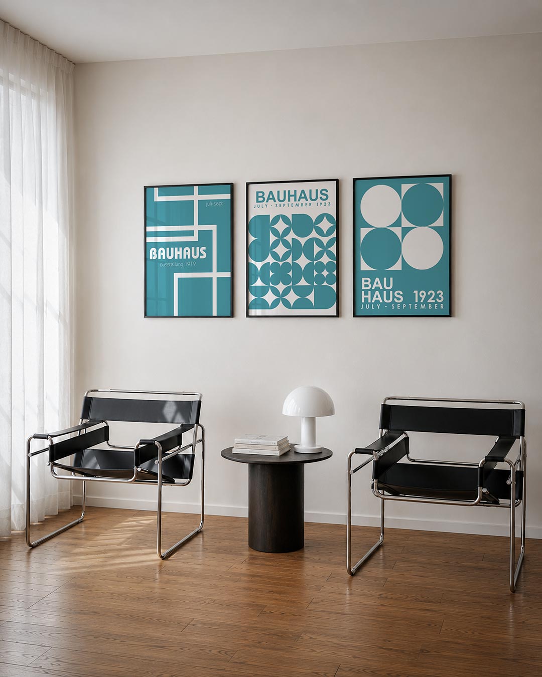 Lijnen en kleurvlakken Posterset