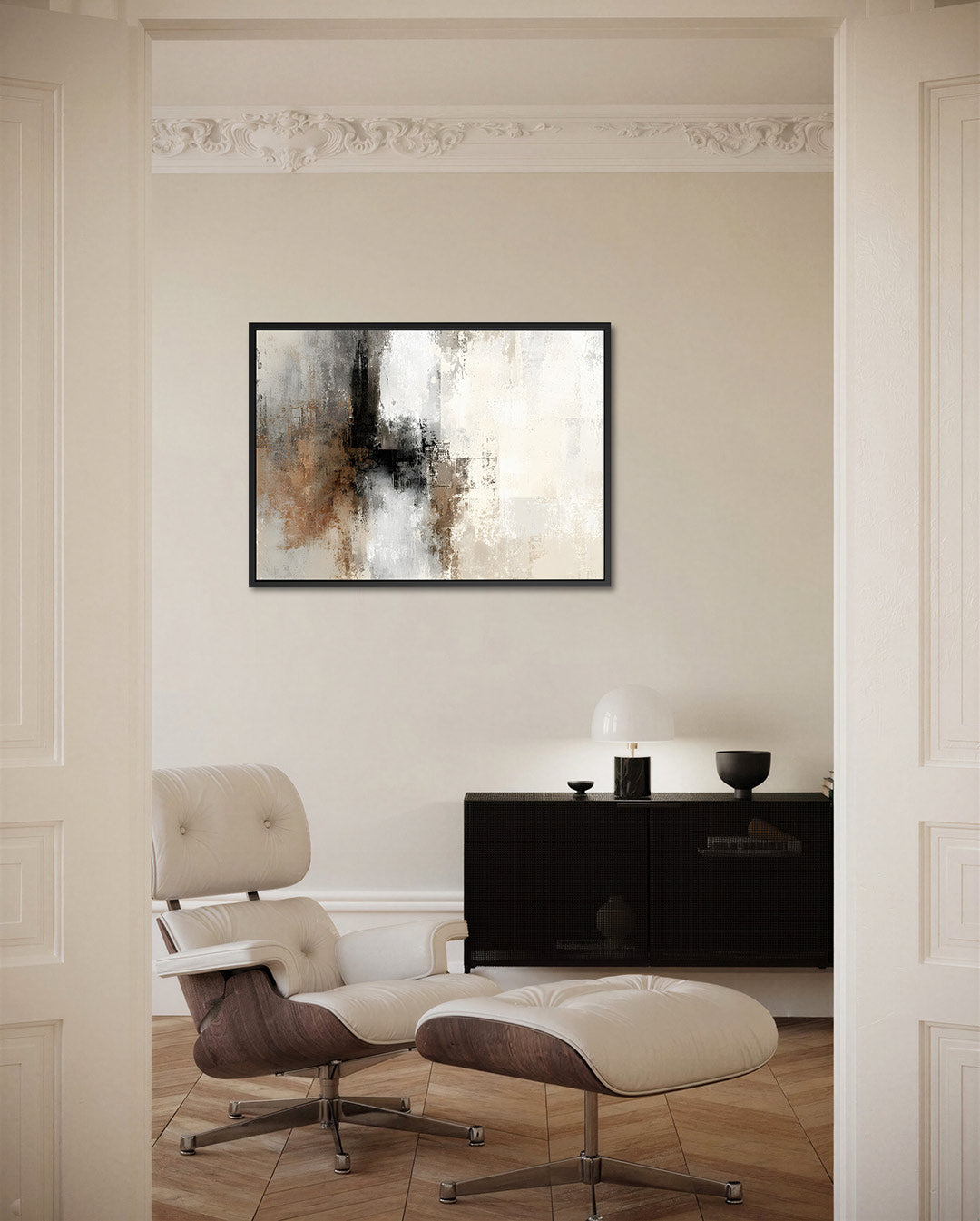 Gelaagde texturen Kunstwerk