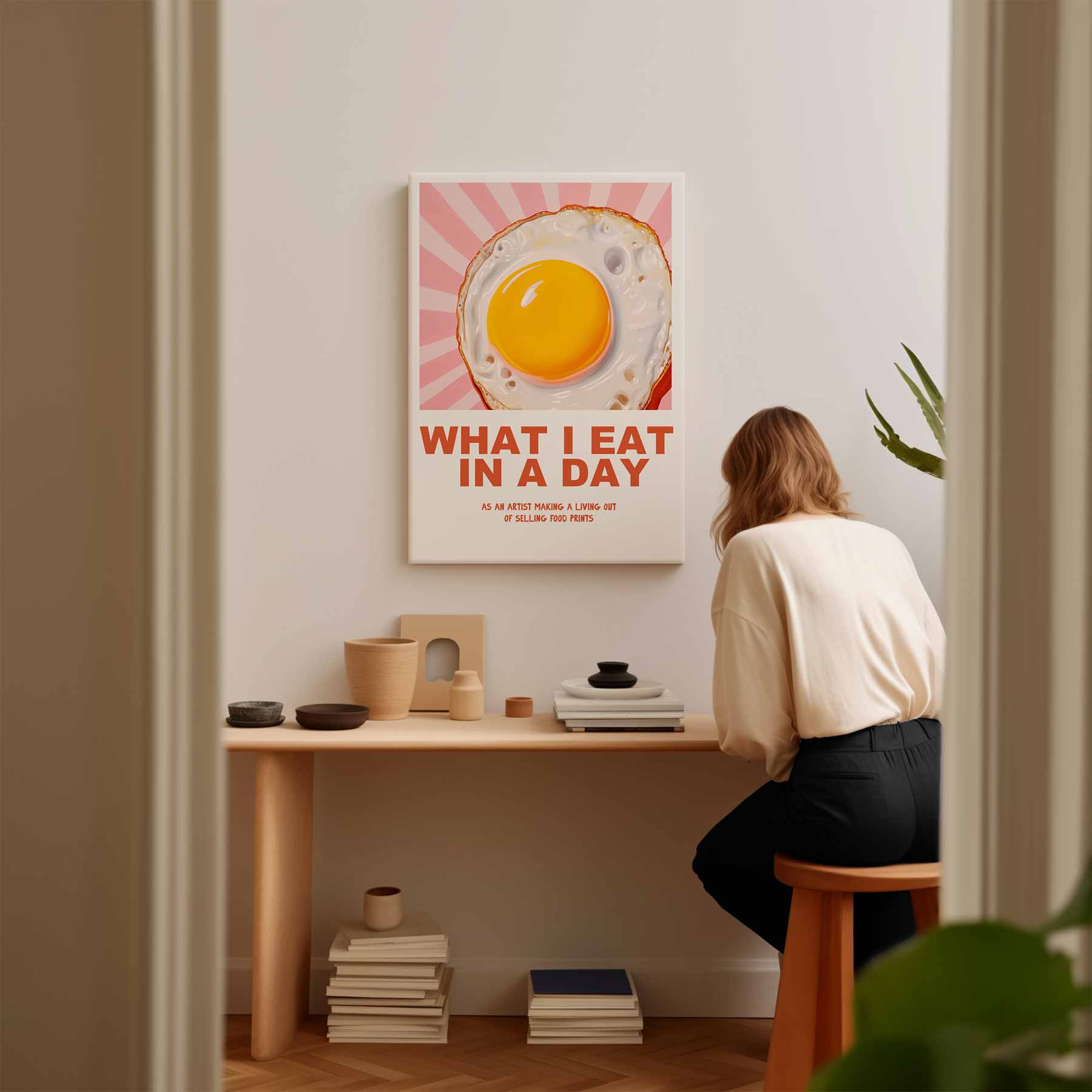 Sunny Side Up Delight Kunstwerk-canvas-dibond-plexiglas-wanddecoratie-WallArtistic