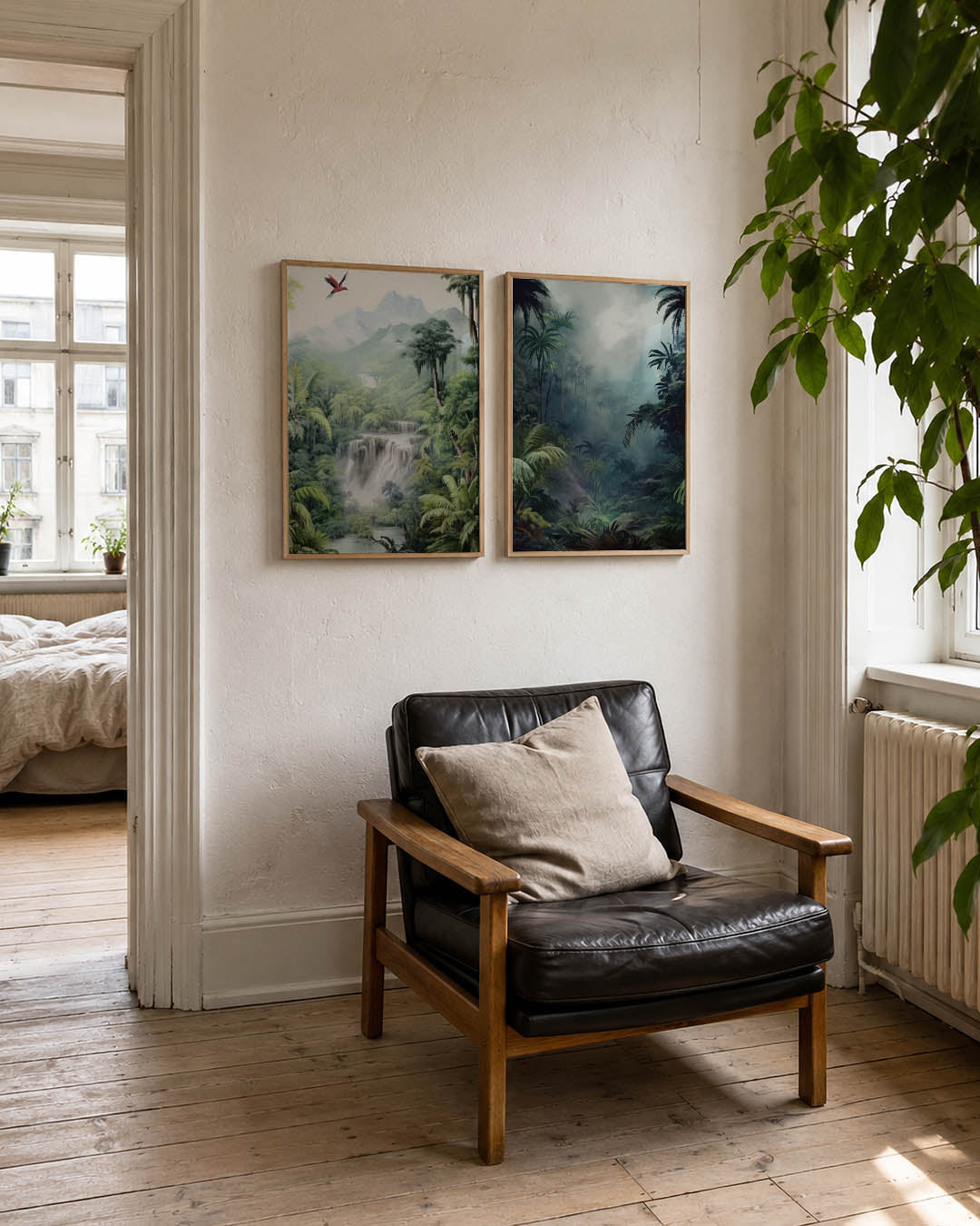 Natuurlijke sereniteit Posterset