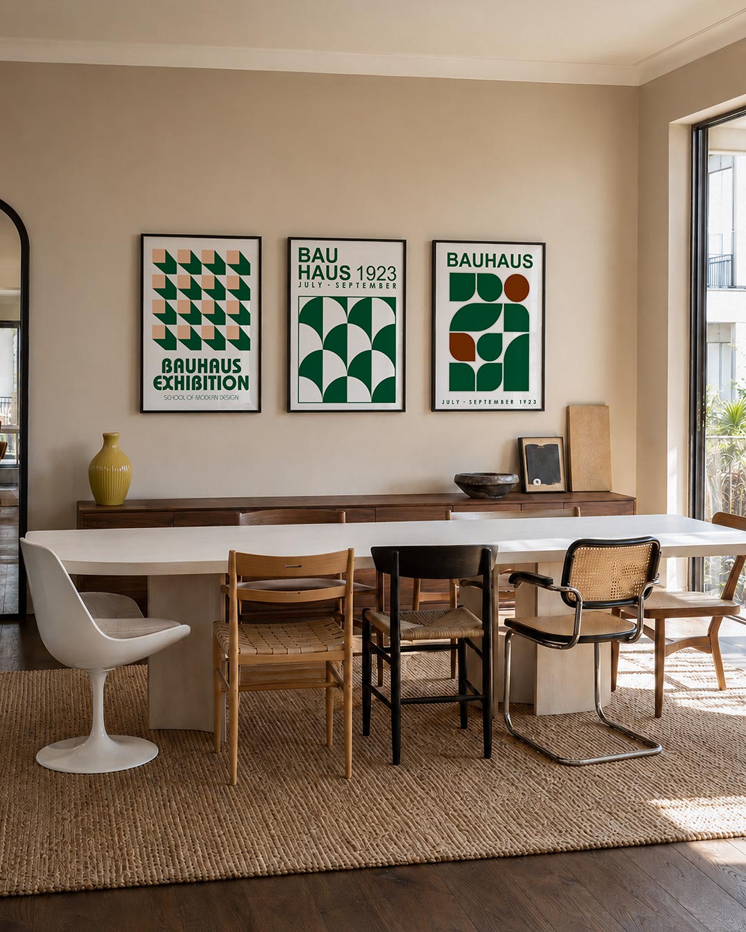 Vorm en schaduw Posterset