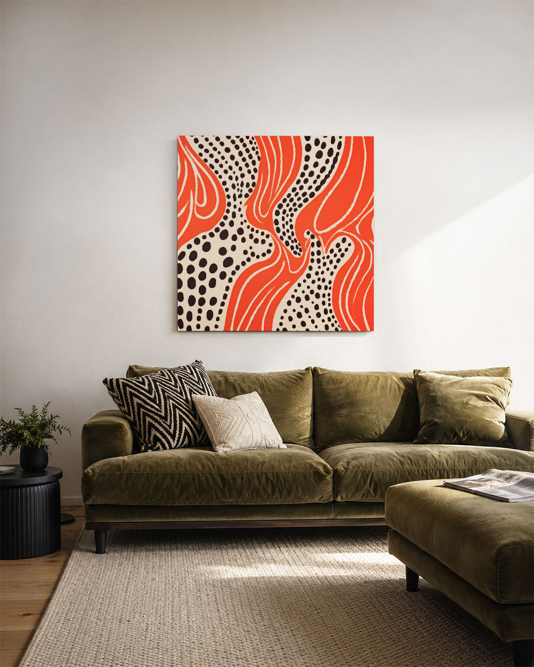Golvende patronen Kunstwerk