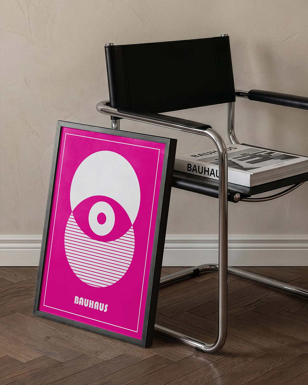 Cirkel en strepen Poster