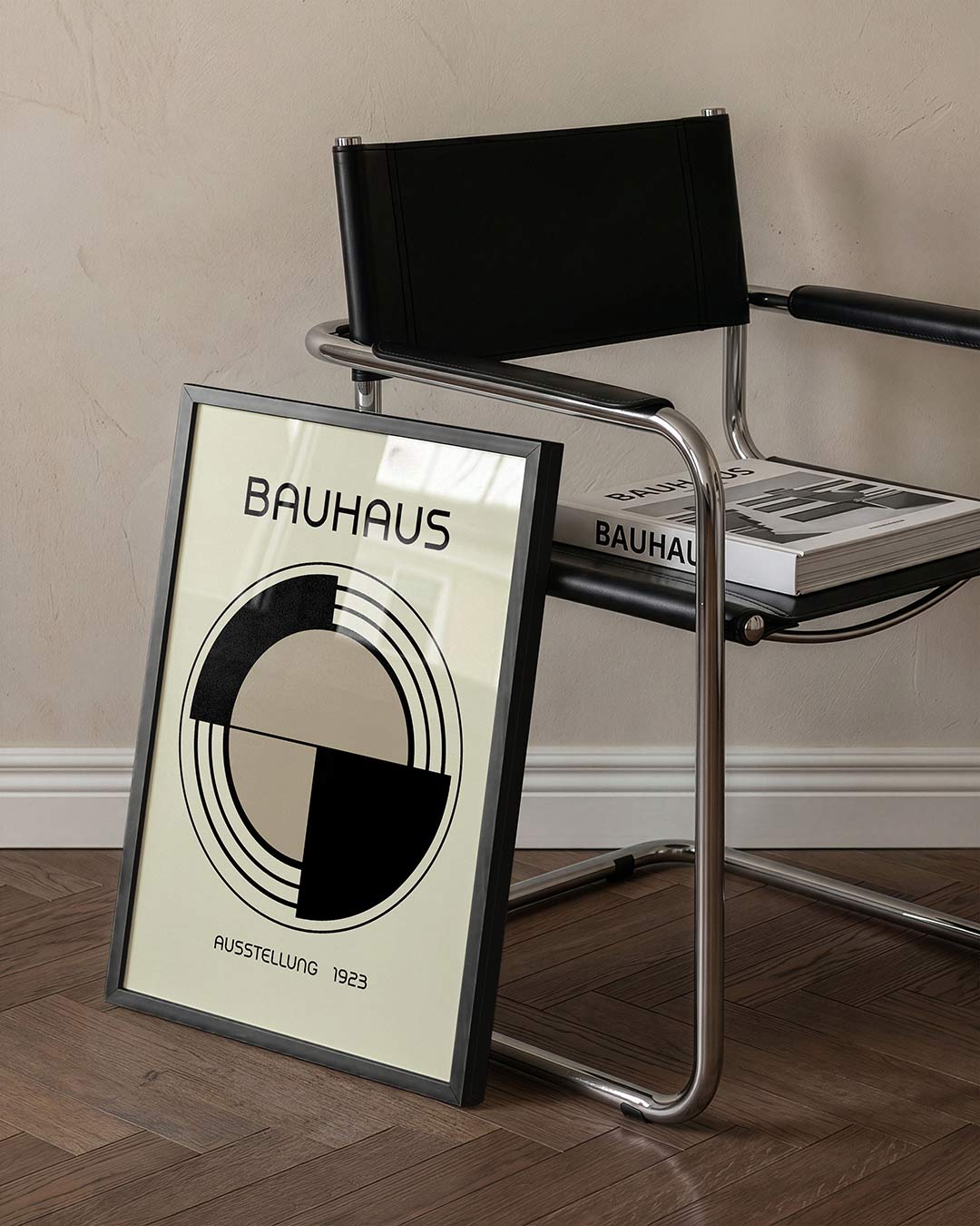 Cirkel en lijnen Poster