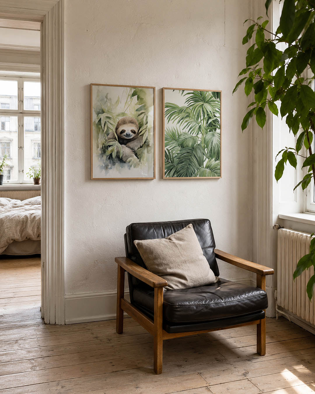 Groene jungle harmonie Posterset