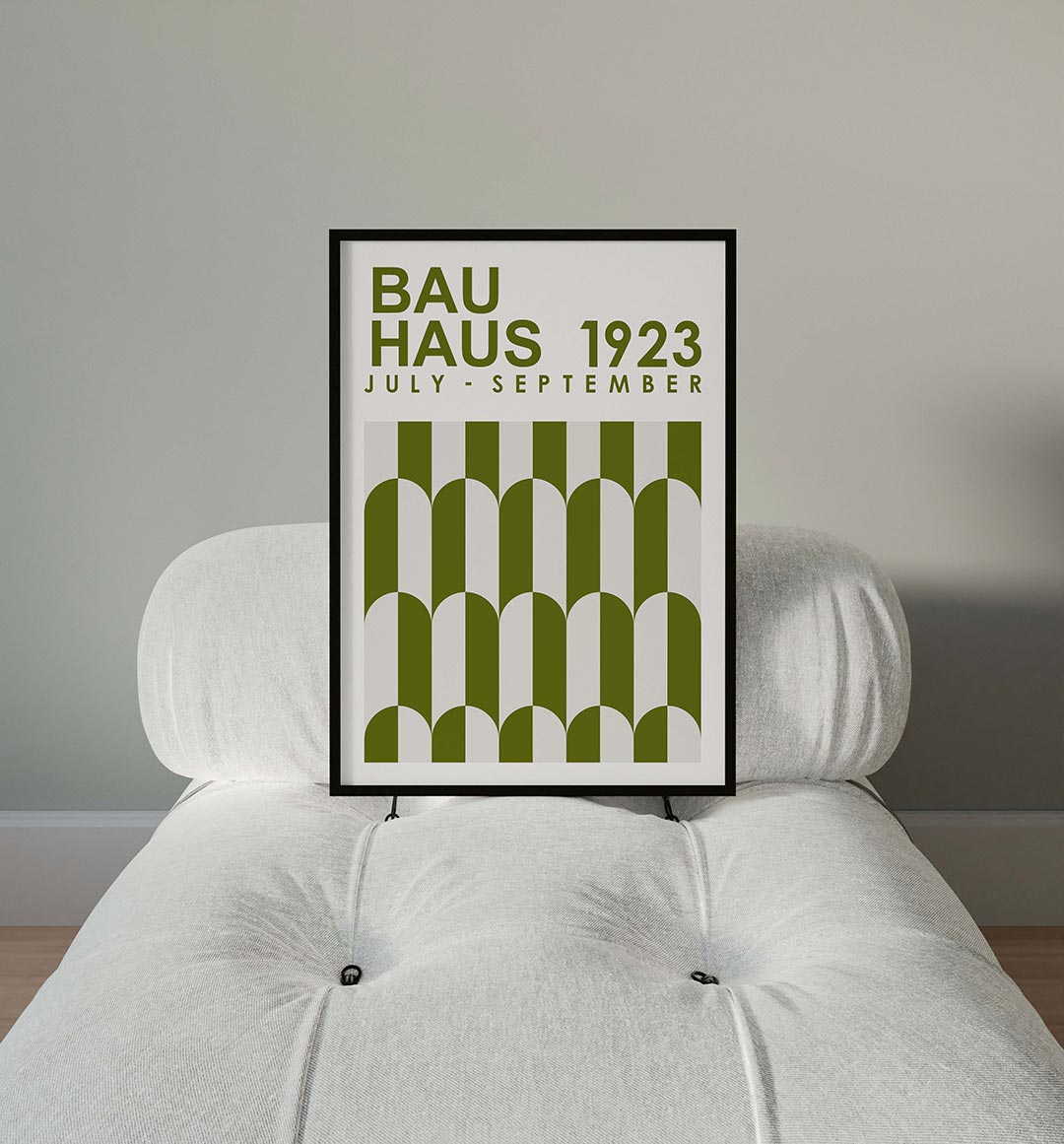 Vormritme en kleur Poster