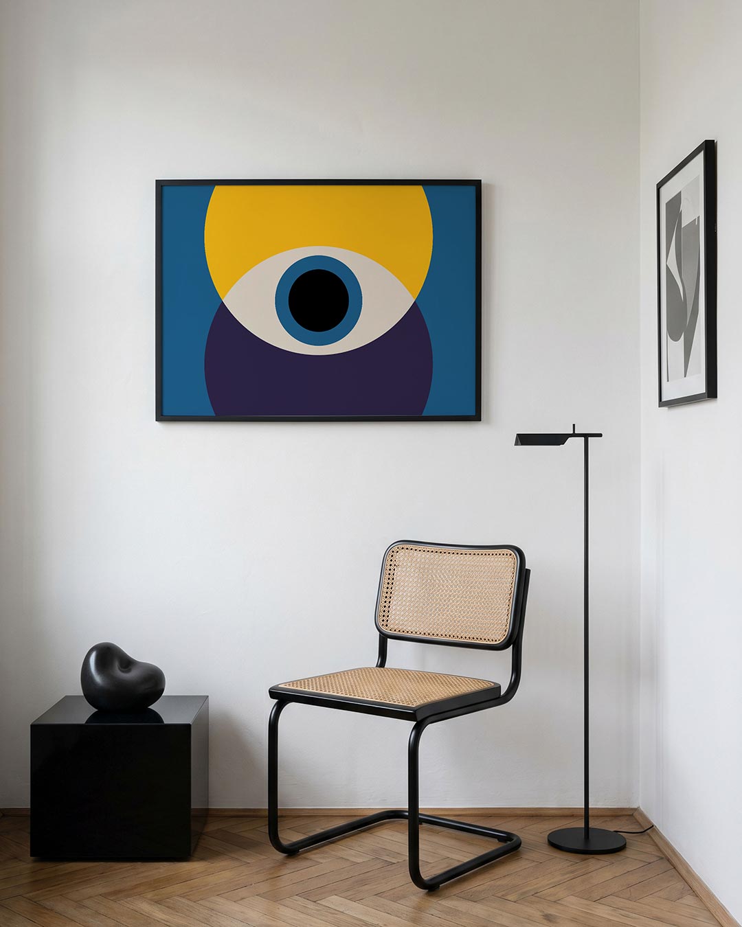 Cirkelvormen en kleurvlakken Poster