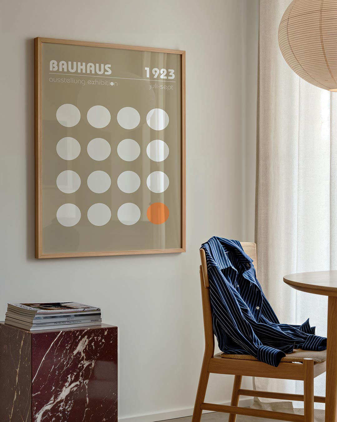 Cirkelpatroon en kleur Poster