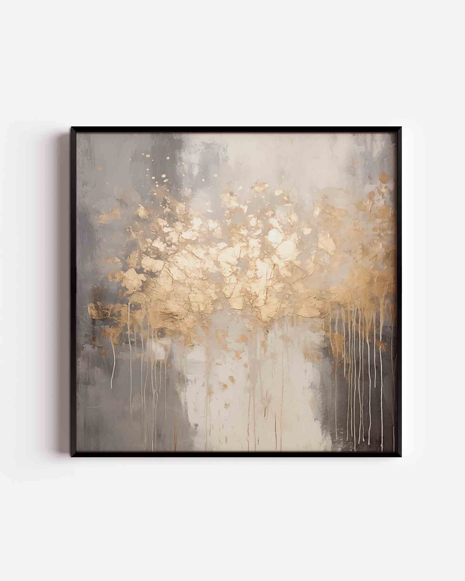 Abstracte gouden textuur Poster