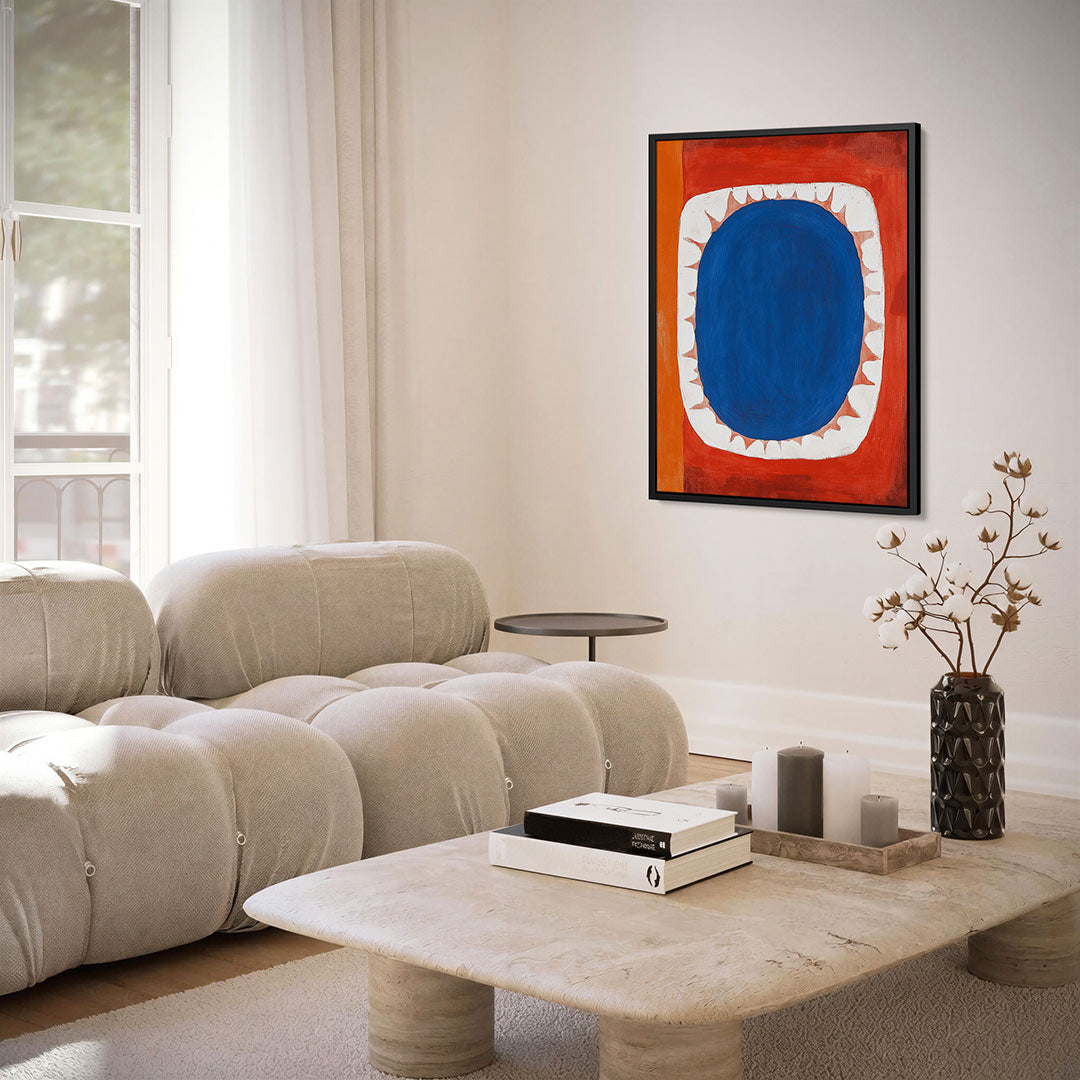 Kleurrijke vormen Kunstwerk