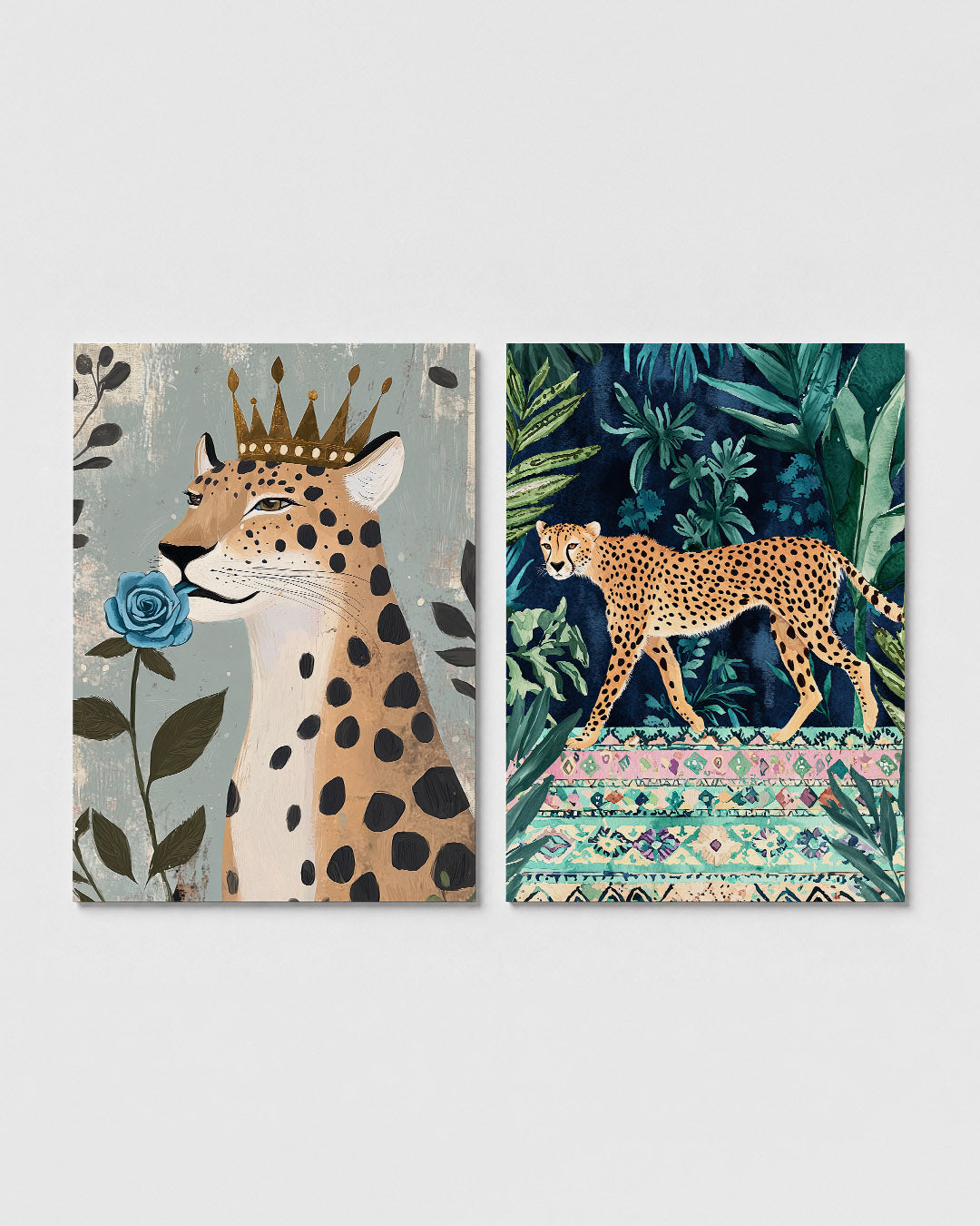 Kroon en roos Posterset