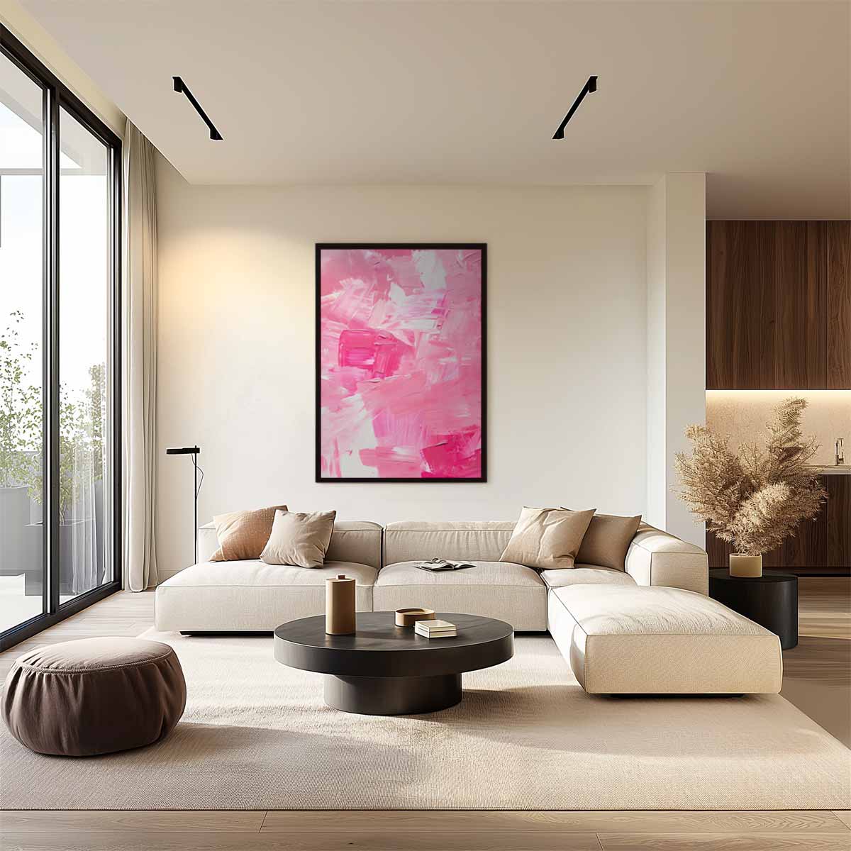 Roze Dromen Kunstwerk-canvas-dibond-plexiglas-wanddecoratie-WallArtistic