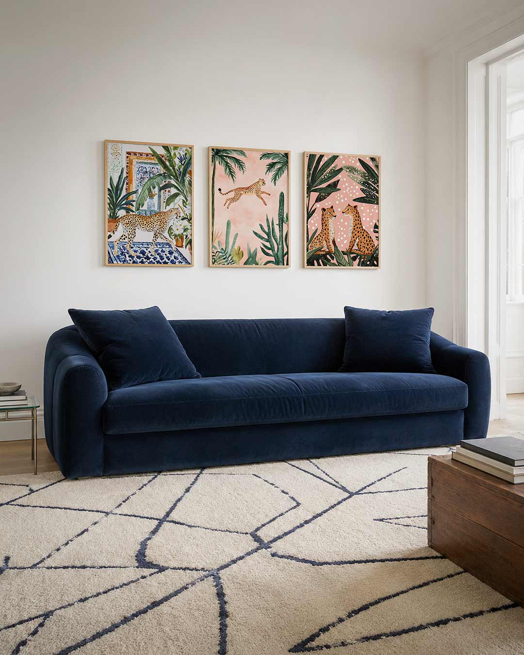 Tropisch interieur Posterset