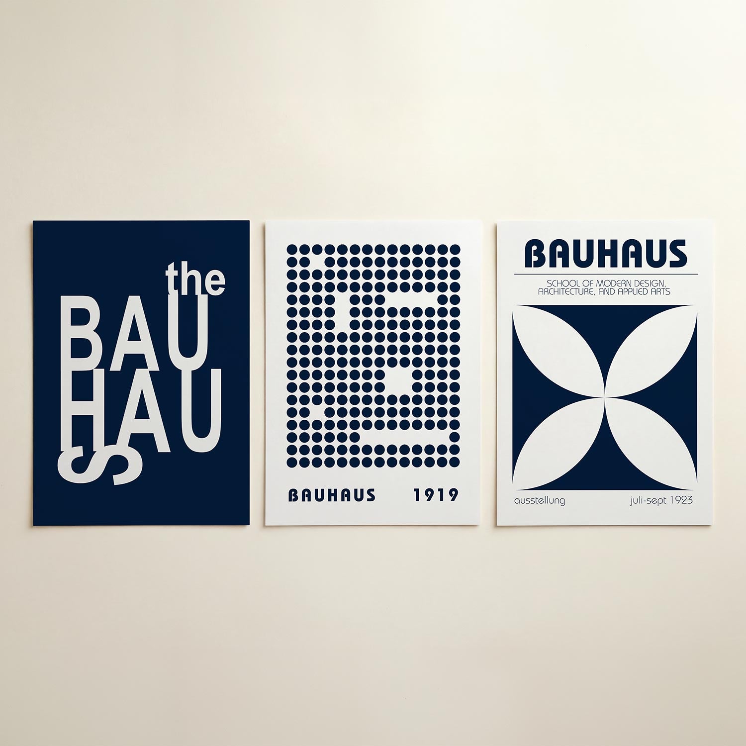 Typografisch spel Posterset