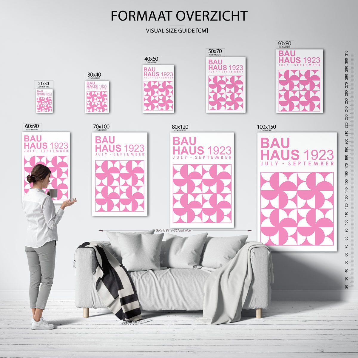 Vorm en kleur Poster