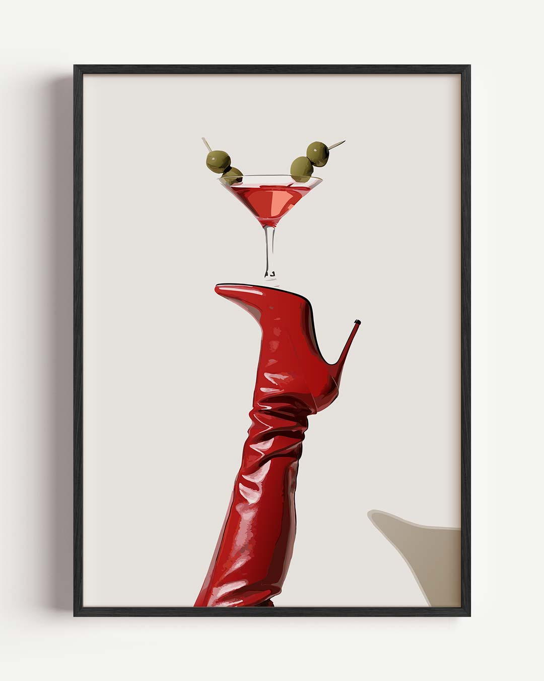 Stijlvol Cocktails & Hakjes Poster-WallArtistic