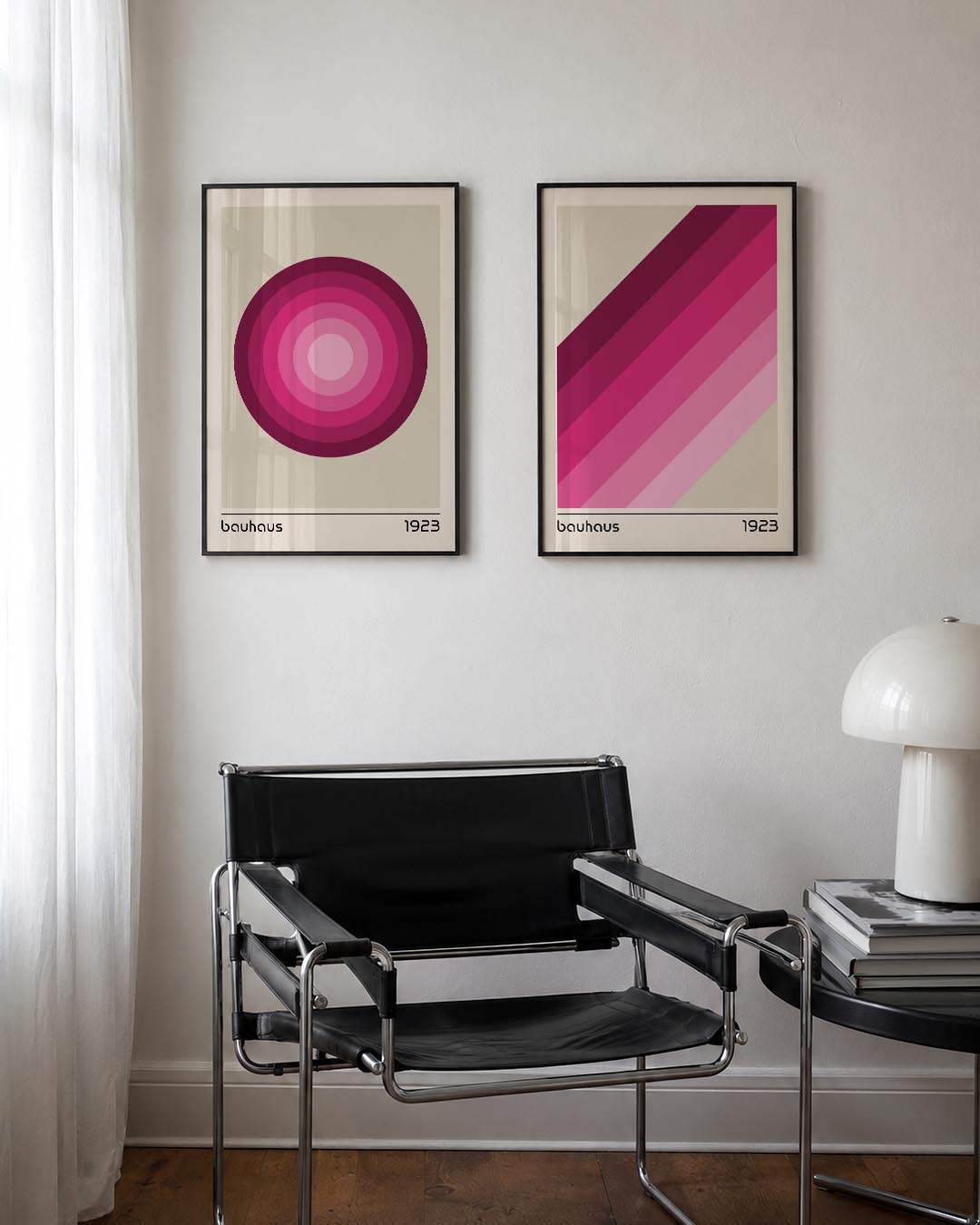 Cirkelvormige kleurvlakken Posterset
