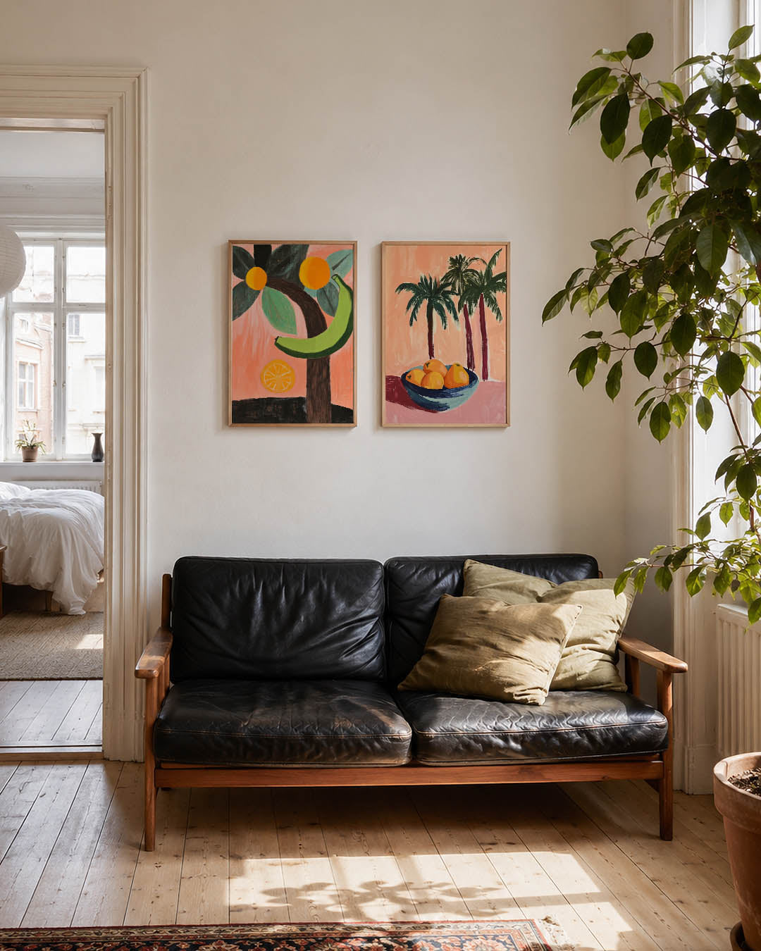 Fruitige vormen Posterset
