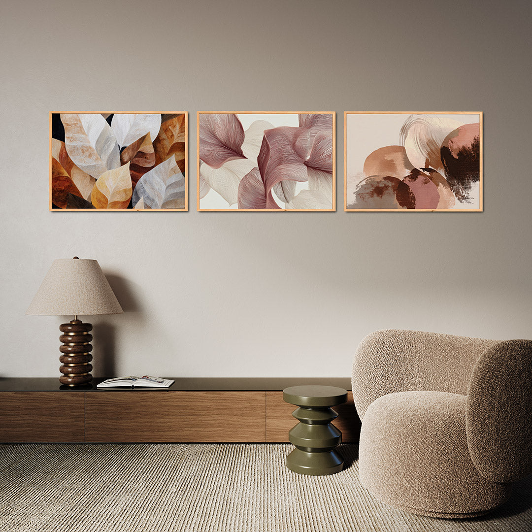 Bladvormen harmonie Posterset