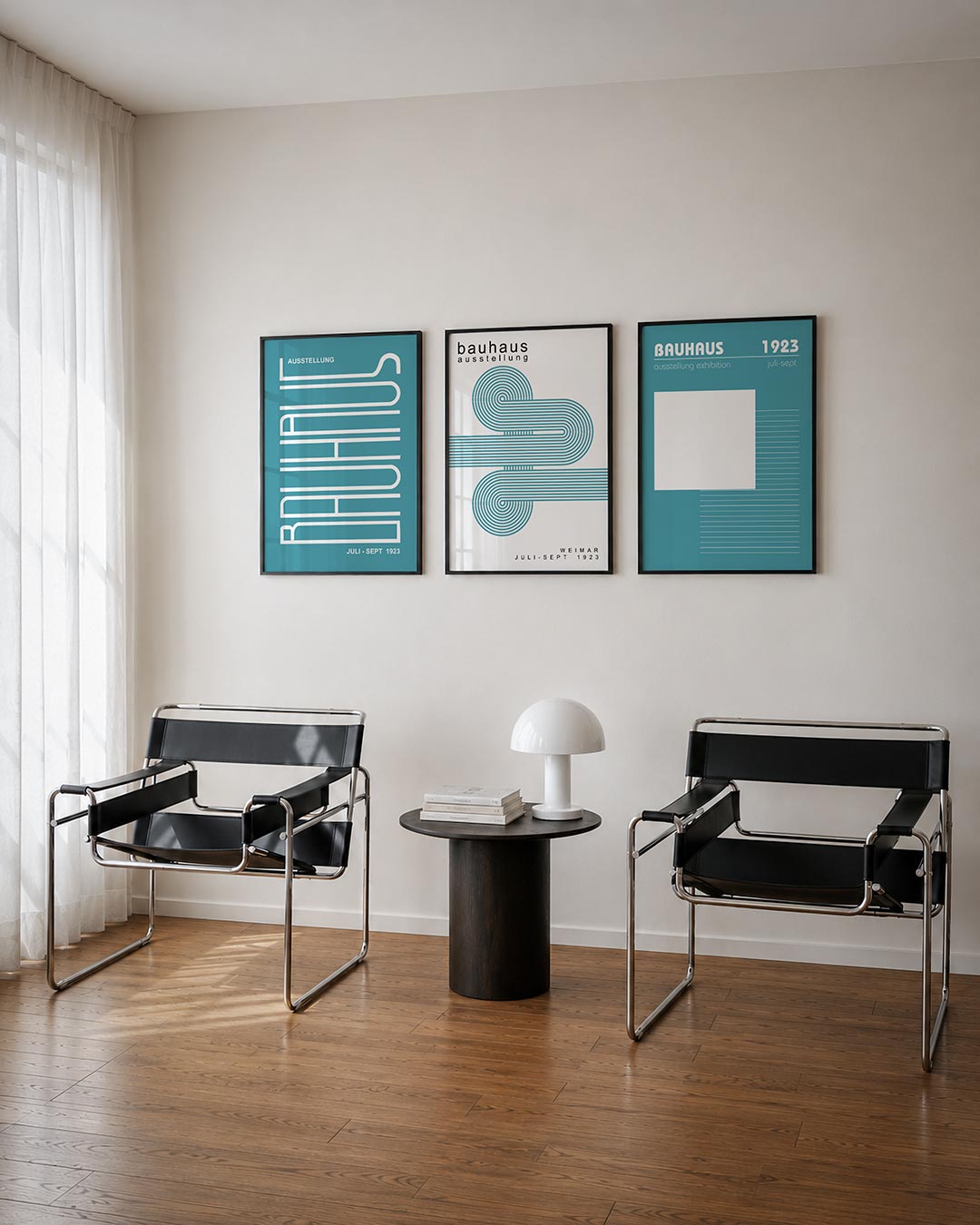 Lijnen en kleurvlakken Posterset