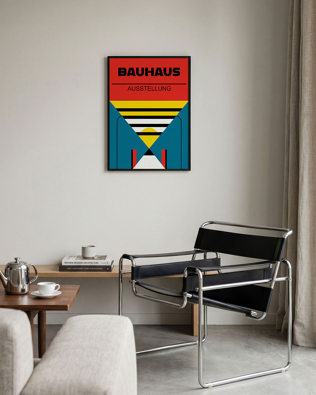 Kleur en lijnenspel Poster
