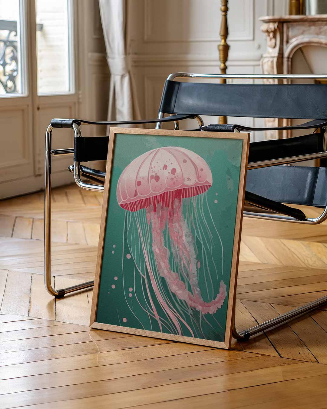 Dromerige Kwallen Poster-WallArtistic