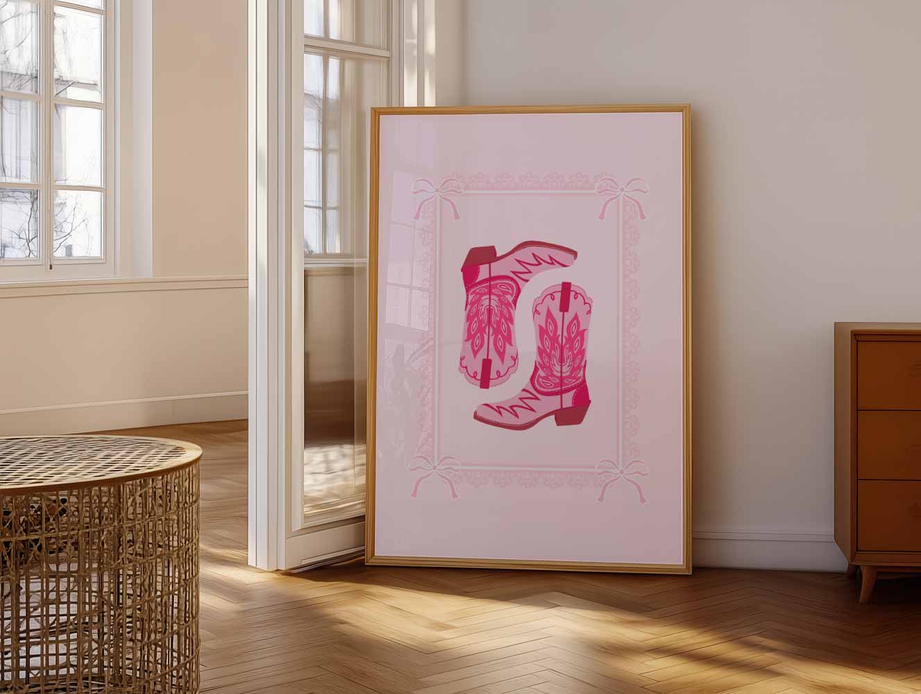 Cowboy Boots Art Print Poster-WallArtistic
