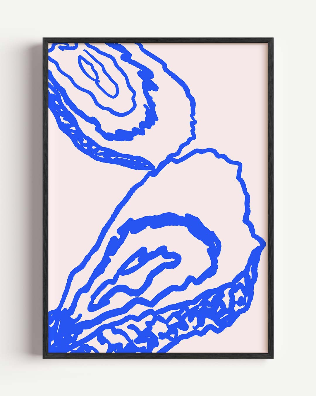 Elegante Oesterlijnen Poster-WallArtistic
