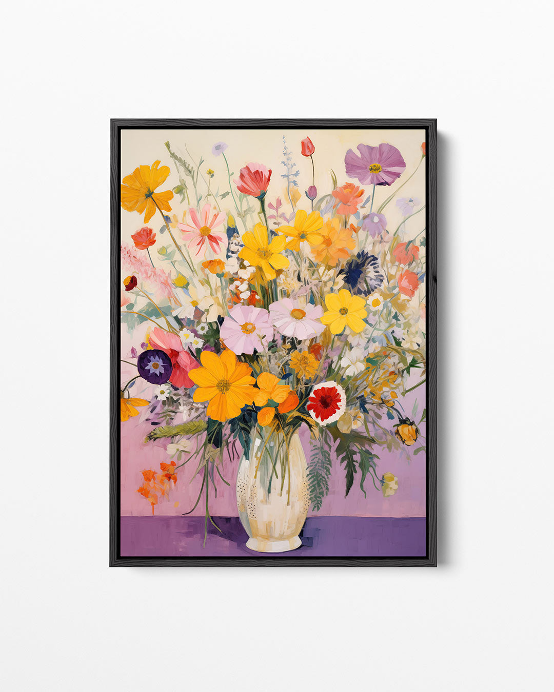 Bloemen in vaas Kunstwerk