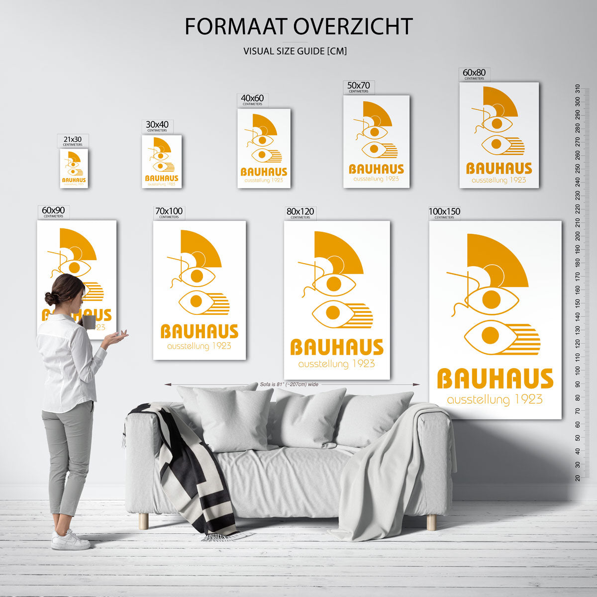 Vormen en lijnen Poster