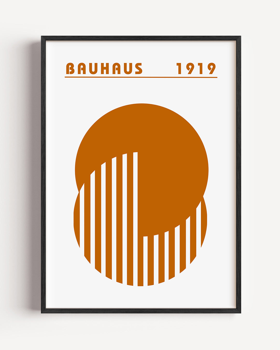 Cirkel en lijnen Poster