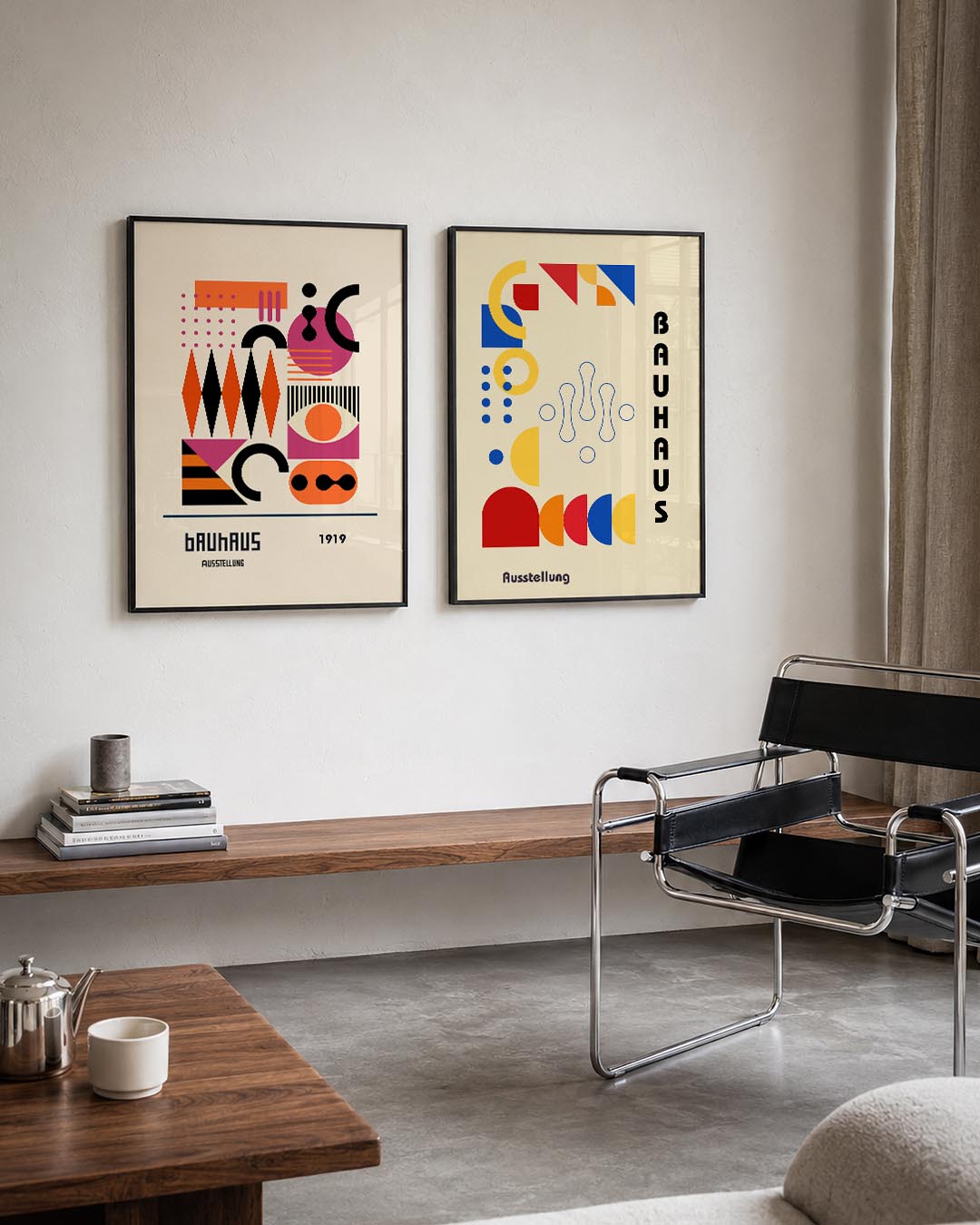 Vormen en kleurvlakken Posterset
