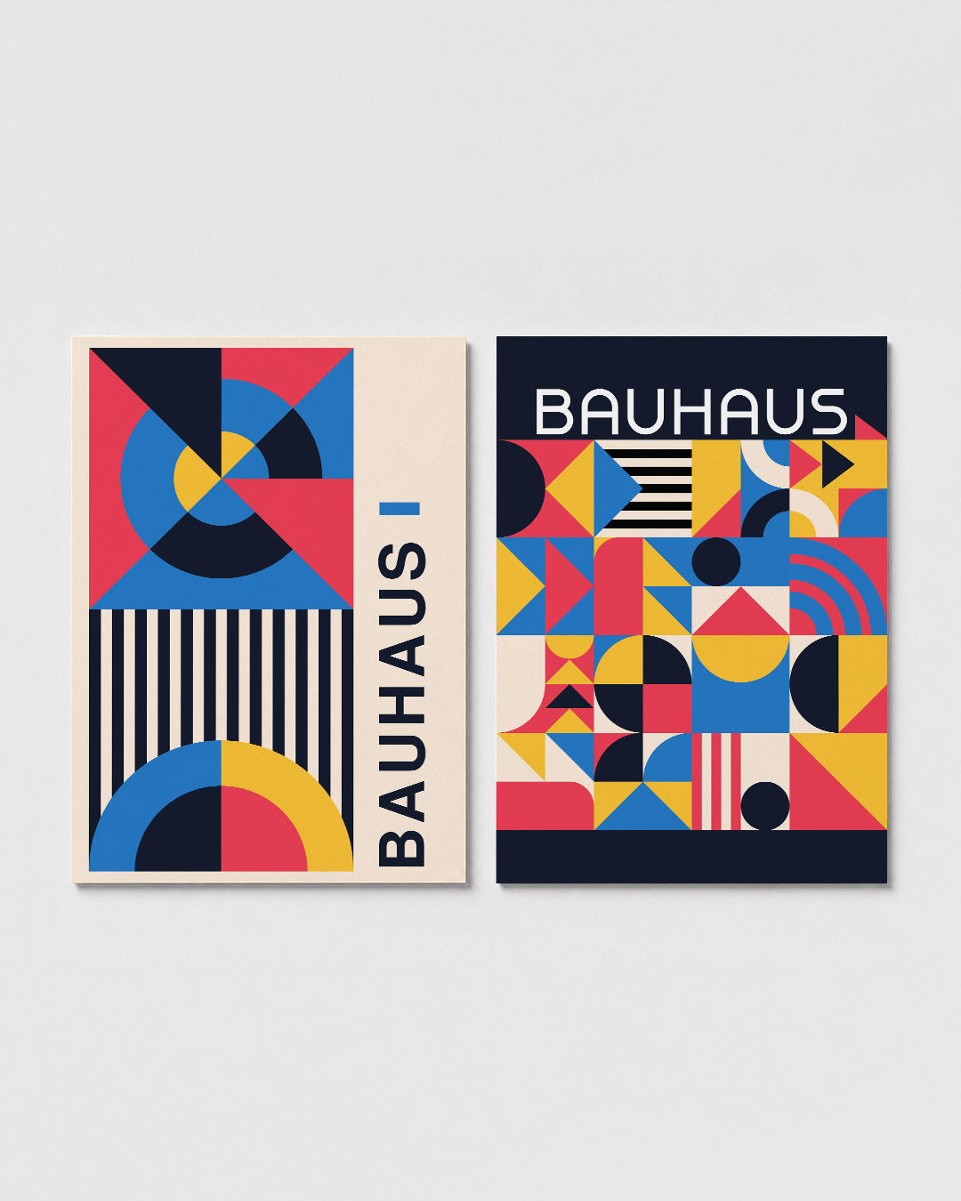 Kleurrijke vormen Posterset