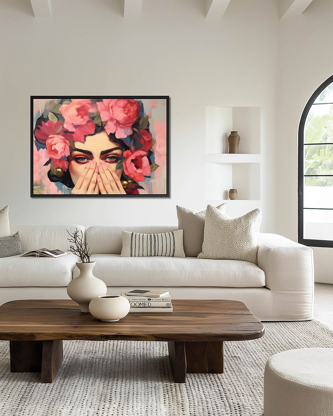 Bloemenportret Kunstwerk