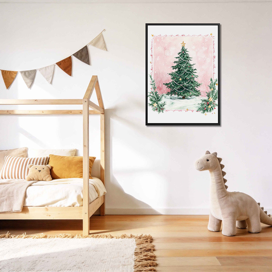 Kerstboom illustratie Kunstwerk